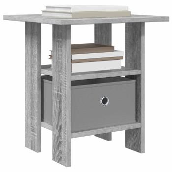 Nachttisch Graues Sonoma 41 x 40 x 45 cm Holzwerkstoff