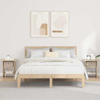 ARDEBO.de - Nachttisch 2 Stk. Sonoma-Eiche 41 x 40 x 45 cm Holzwerkstoff