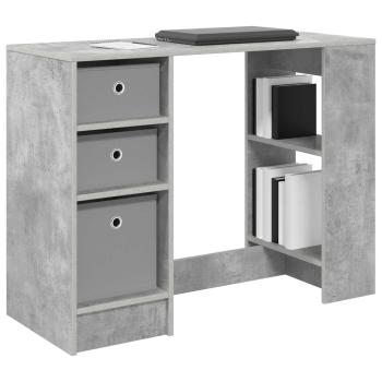 Schreibtisch Betongrau 100 x 40 x 75 cm Holzwerkstoff