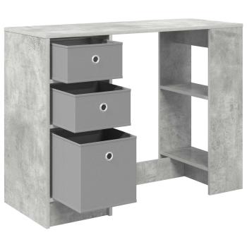 Schreibtisch Betongrau 100 x 40 x 75 cm Holzwerkstoff