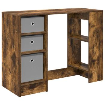 Schreibtisch Räuchereiche 100 x 40 x 75 cm Holzwerkstoff
