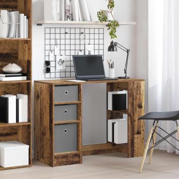 ARDEBO.de - Schreibtisch Altholz 100 x 40 x 75 cm Holzwerkstoff