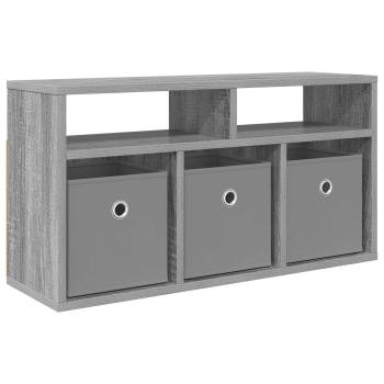 Lowboard mit Schubladen Graues Sonoma 72 x 22,5 x 38 cm