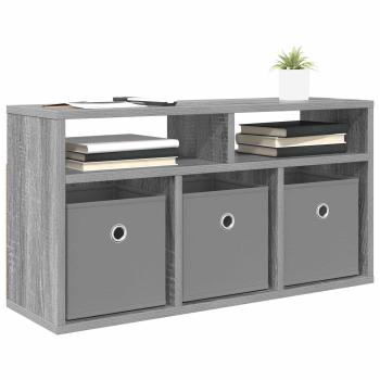 Lowboard mit Schubladen Graues Sonoma 72 x 22,5 x 38 cm