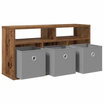 Lowboard mit Schubladen Altholz 72 x 22,5 x 38 cm