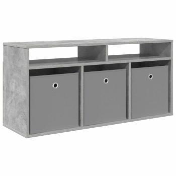 Lowboard mit Schubladen Beton Grau 102 x 32 x 48,5 cm