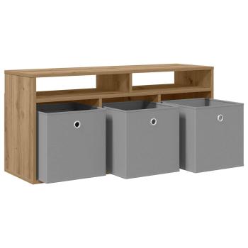 Lowboard 102 x 32 x 48,5 cm Artisan-Eiche