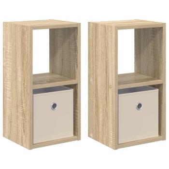 Nachttisch 2 stk. Sonoma-Eiche 25,5 x 22 x 49,5 cm