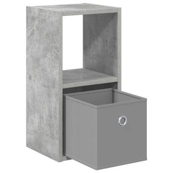 Nachttisch Beton Grau 25,5 x 22 x 49,5 cm Holzwerkstoff