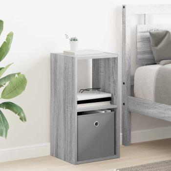 Nachttisch 2 stk. Graues Sonoma 30,5 x 27 x 59,5 cm
