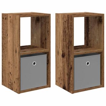Nachttisch 2 stk. Altholz 30,5 x 27 x 59,5 cm Holzwerkstoff