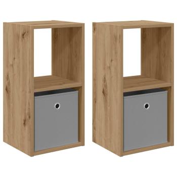 Nachttisch 2 stk. Artisan-Eiche 30,5 x 27 x 59,5 cm