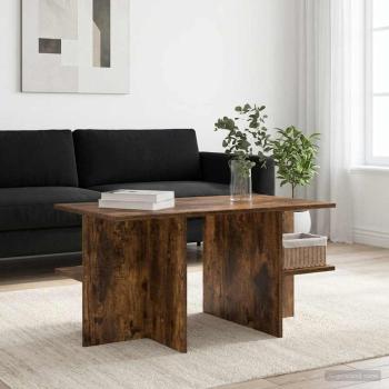 Couchtisch Geräucherte Eiche 87 x 50 x 45 cm Holzwerkstoff