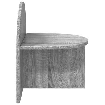 Nachttisch Graues Sonoma 40 x 35,5 x 45,5 cm Holzwerkstoff