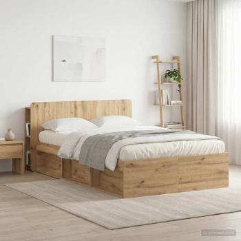 Kopfteil Schrank Artisan-Eiche Holzwerkstoff