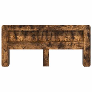 Kopfteil-Schrank Geräucherte Eiche 215 x 18,5 x 100 cm