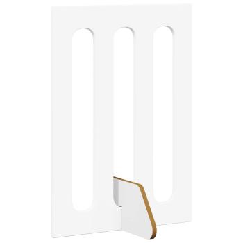 Faltbarer Haustierzaun 2 stk. Weiß 100,5 x 38 x 70 cm