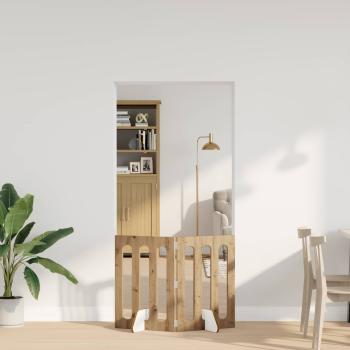 ARDEBO.de - Faltbarer Haustierzaun 2 stk. Artisan-Eiche 100,5 x 38 x 70 cm
