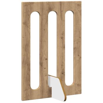 Faltbarer Haustierzaun 2 stk. Artisan-Eiche 100,5 x 38 x 70 cm