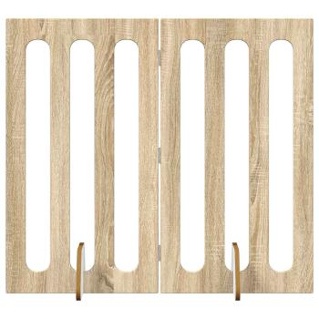 Faltbarer Haustierzaun 2 stk. 100,5 x 38 x 90 cm