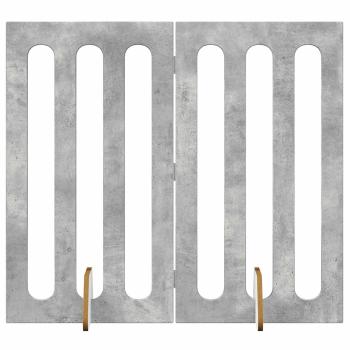 Faltbarer Haustierzaun 2 stk. 100,5 x 38 x 90 cm
