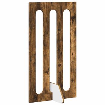 Faltbarer Haustierzaun 2 stk. Räuchereiche 100,5 x 38 x 90 cm