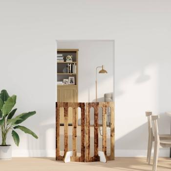 ARDEBO.de - Faltbarer Haustierzaun 2 stk. Eichenholz 100,5 x 38 x 90 cm