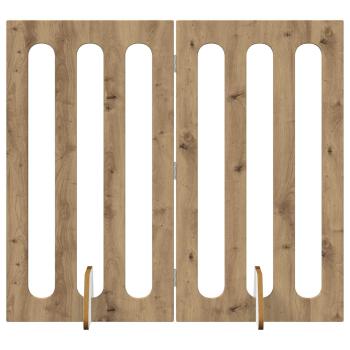 Faltbarer Haustierzaun 2 stk. 100,5 x 38 x 90 cm