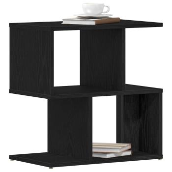 Nachttisch Schwarz Eichen-Optik 50 x 30 x 51,5 cm Holzwerkstoff