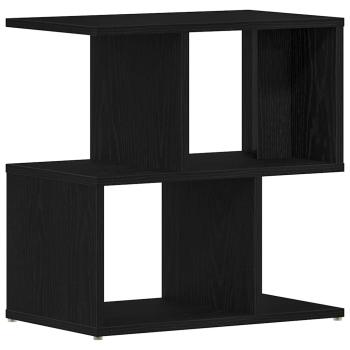 Nachttisch Schwarz Eichen-Optik 50 x 30 x 51,5 cm Holzwerkstoff