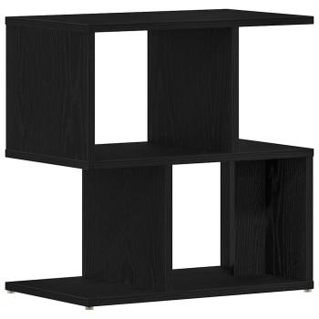 Nachttisch 2 stk. Schwarz Eichen-Optik 50 x 30 x 51,5 cm