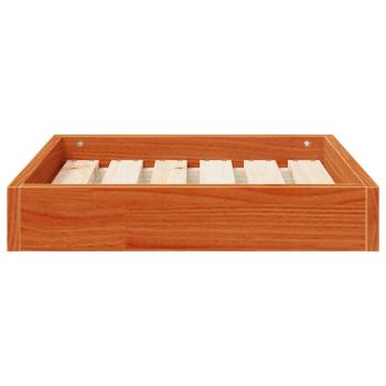 Hundebett Wachsbraun 51,5 x 44 x 9 cm Massivholz Kiefer