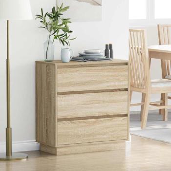 ARDEBO.de - Nachttisch Sonoma-Eiche 71 x 34,5 x 75 cm Holzwerkstoff