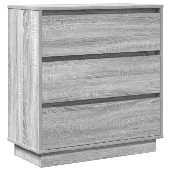 Nachttisch Grau 71 x 34,5 x 75 cm Holzwerkstoff