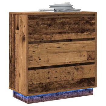 Nachttisch Altholz 71 x 34,5 x 75 cm Holzwerkstoff