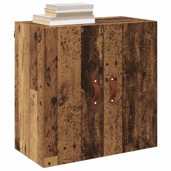 Wandschrank 60 x 31 x 60 cm Holzwerkstoff Altholz