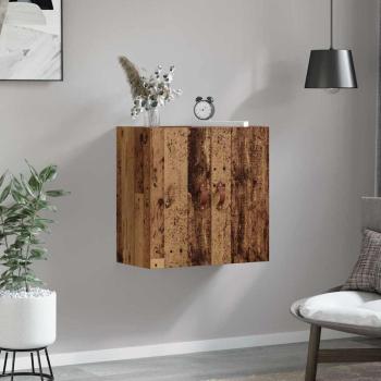 Wandschrank 60 x 31 x 60 cm Holzwerkstoff Altholz
