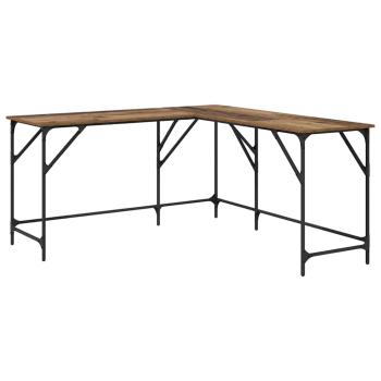 Schreibtisch Altholz Holzwerkstoff 149 x 149 x 75 cm