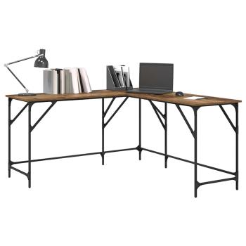 Schreibtisch Altholz Holzwerkstoff 149 x 149 x 75 cm