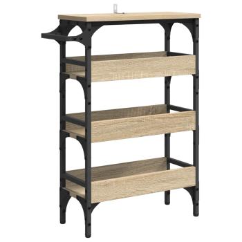 Küchentrolley Sonoma-Eiche 53 x 20 x 76 cm Holzwerkstoff