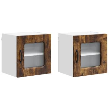 Geschirrspülerfront Kalmar 2 stk. Räuchereiche Holzwerkstoff