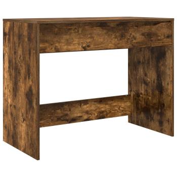 Schreibtisch mit Schublade Räuchereiche 100 x 50 x 78 cm