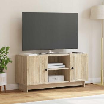 ARDEBO.de - TV-Schränk 102 x 34,5 x 50 cm Sonoma-Eiche Holzwerkstoff