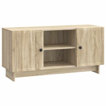 TV-Schränk 102 x 34,5 x 50 cm Sonoma-Eiche Holzwerkstoff