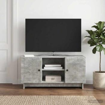 ARDEBO.de - TV-Schränk 102 x 34,5 x 50 cm Betongrau Holzwerkstoff