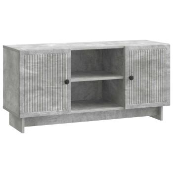 TV-Schränk 102 x 34,5 x 50 cm Betongrau Holzwerkstoff