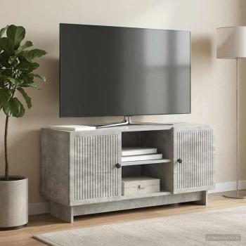 TV-Schränk 102 x 34,5 x 50 cm Betongrau Holzwerkstoff