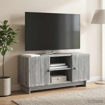 ARDEBO.de - TV-Schränk 102 x 34,5 x 50 cm Grau Sonoma Holzwerkstoff