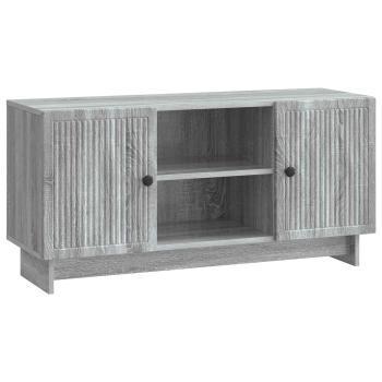 TV-Schränk 102 x 34,5 x 50 cm Grau Sonoma Holzwerkstoff