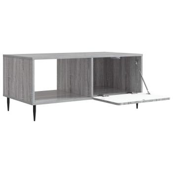 Couchtisch Grau Sonoma 90 x 50 x 40 cm Holzwerkstoff